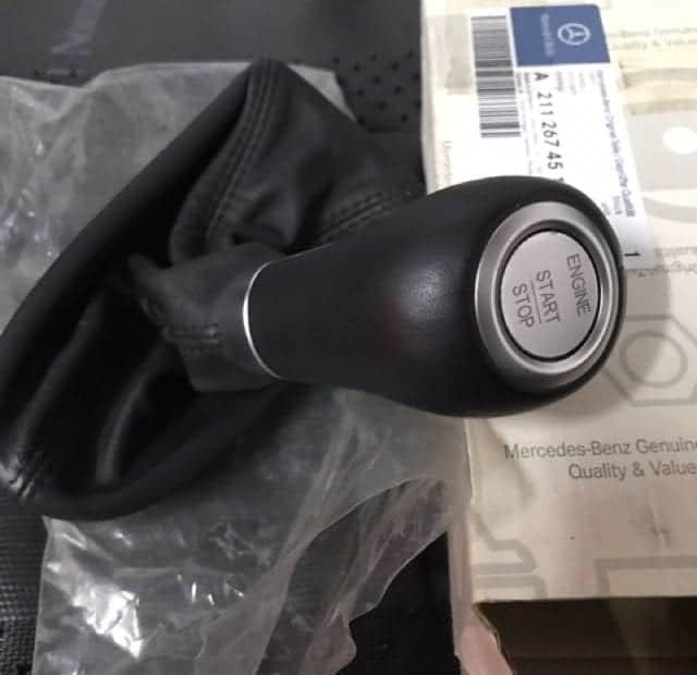 mercedesbenz w211 fl pushstart gear knob